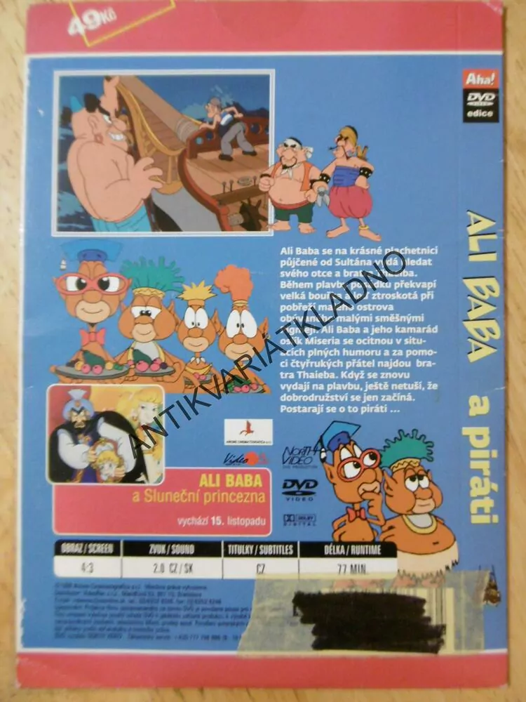 ALI BABA A PIRÁTI, DVD FILM