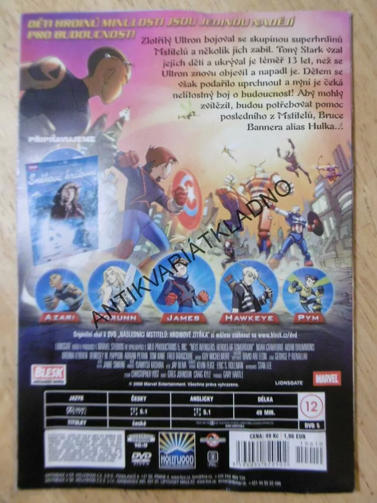 NÁSLEDNÍCI MSTITELŮ, HRDINOVÉ ZÍTŘKA, DVD FILM