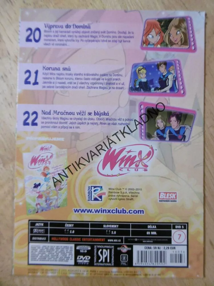 JAK ZACHRÁNIT MAGIX? WINX CLUB, DVD FILM