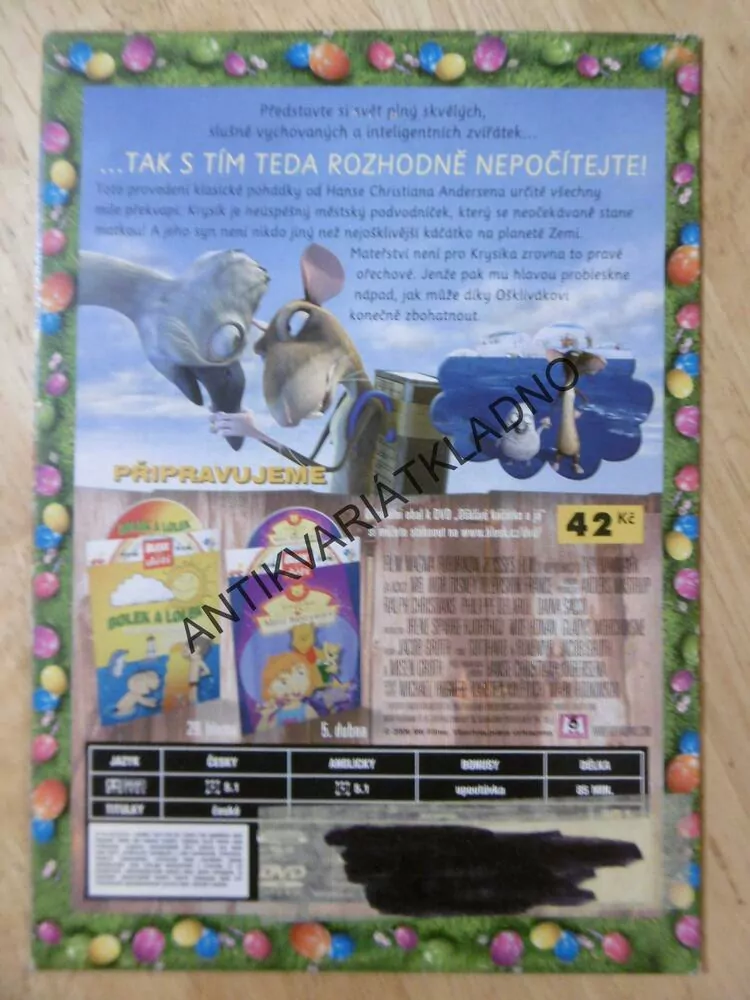 OŠKLIVÉ KÁČÁTKO A JÁ, DVD FILM