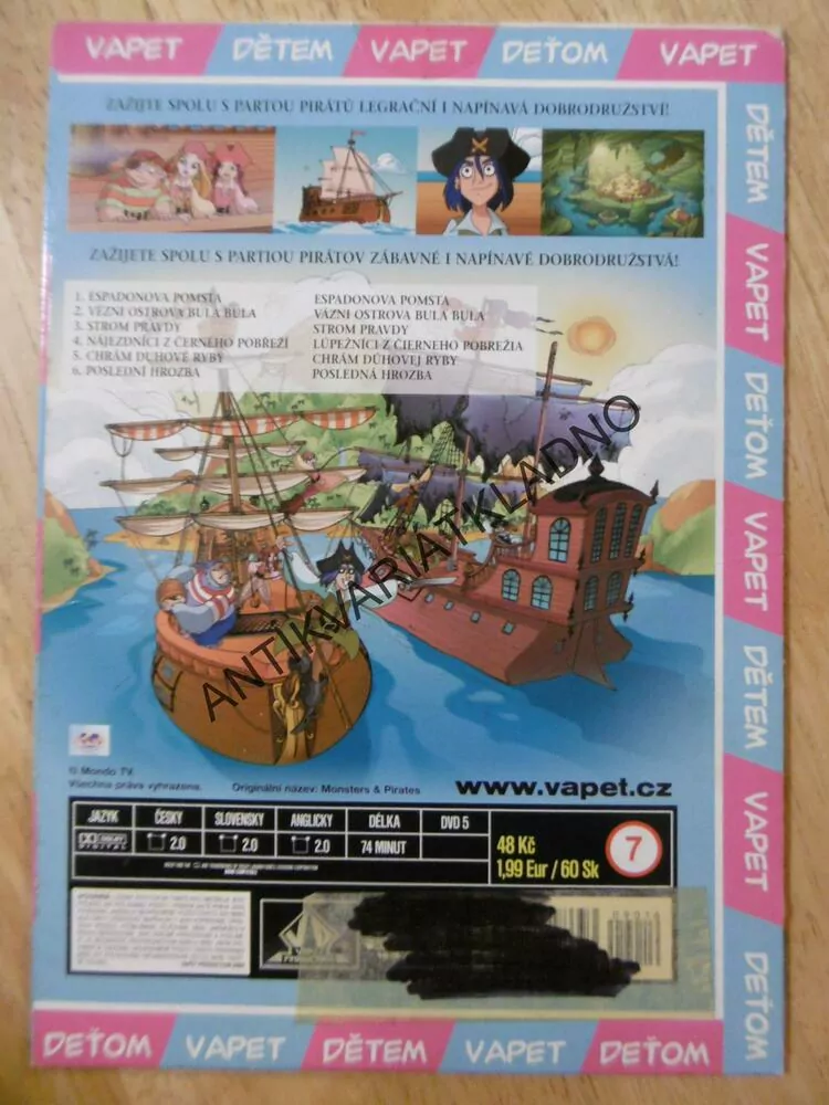 OBLUDY A PIRÁTI, 2., , DVD FILM