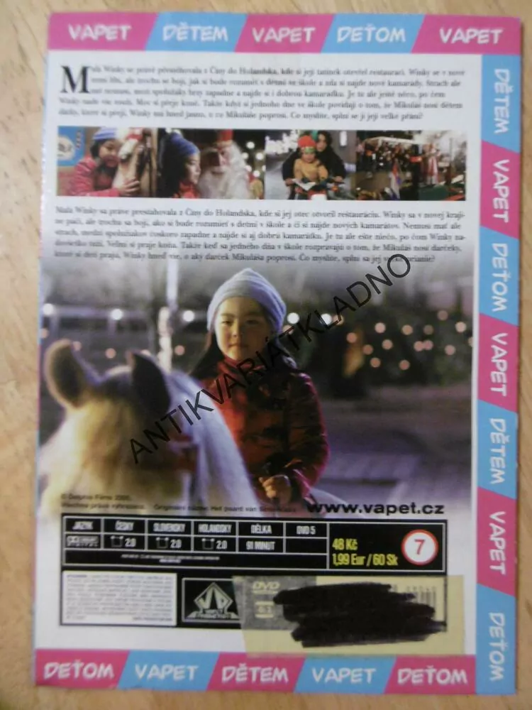 KŮŇ PRO WINKY, DVD FILM