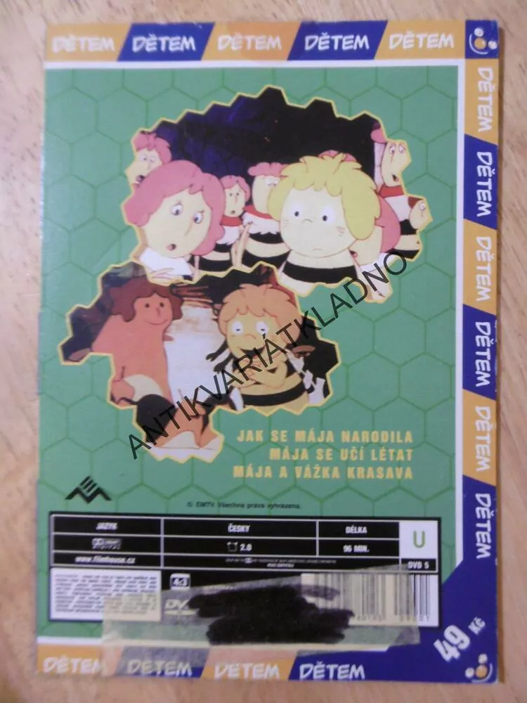 VČELKA MÁJA, KAMARÁDI Z ROZKVETLÉ LOUKY, DVD FILM