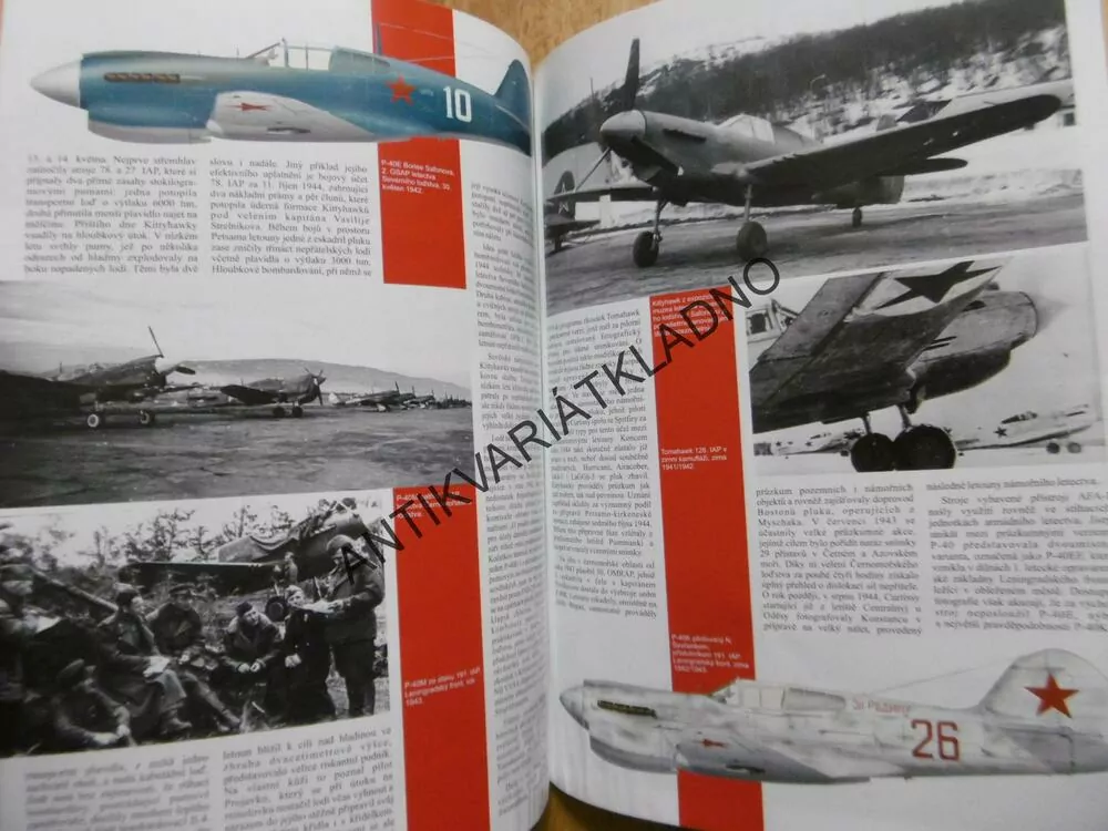 AERO 27, SPITFIRE A CURTISS P-40 V SSSR, LETADLO,