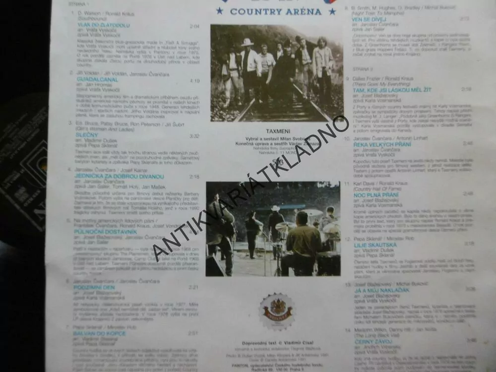 TAXMENI, 20 LET, COUNTRY ARÉNA