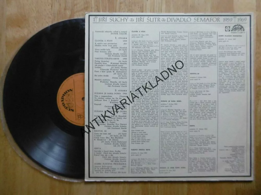 DIVADLO SEMAFOR 1959-69, 1., JIŘÍ SUCHÝ A JIŘÍ ŠLITR