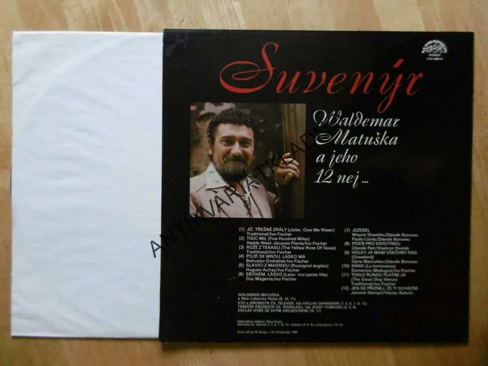 WALDEMAR MATUŠKA, SUVENÝR A JEHO 12 NEJ..., LP