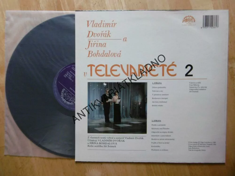 TELEVARIETÉ 2 ., VLADIMÍR DVOŘÁK, JIŘINA BOHDALOVÁ
