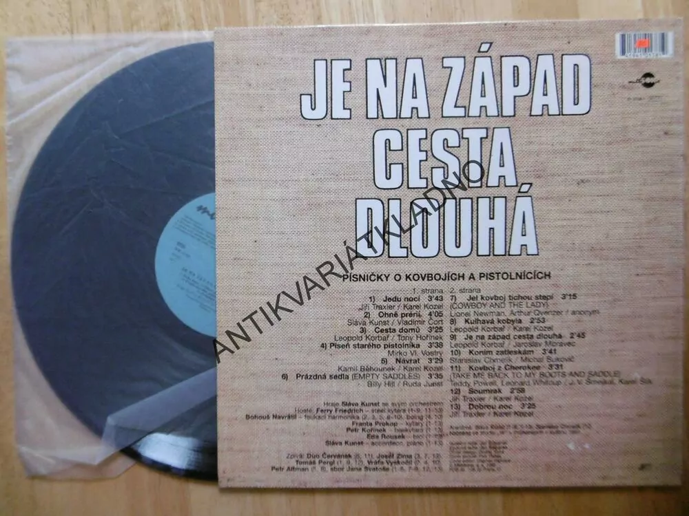 JE NA ZÁPAD CESTA DLOUHÁ, KOVBOJ, WESTERN