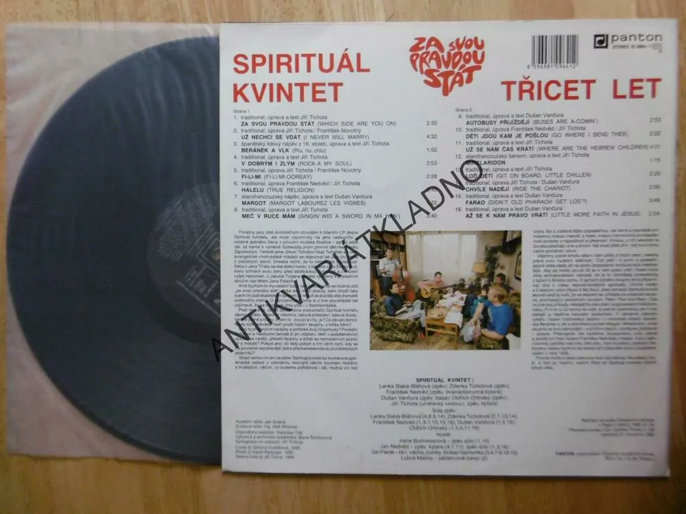 SPIRITUÁL KVINTET, ZA SVOU PRAVDOU STÁT