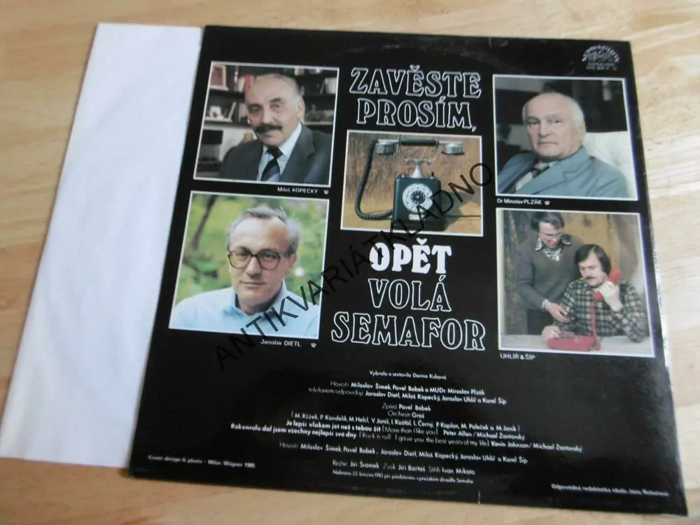 ZAVĚSTE PROSÍM, OPĚT VOLÁ SEMAFOR, MILOSLAV ŠIMEK