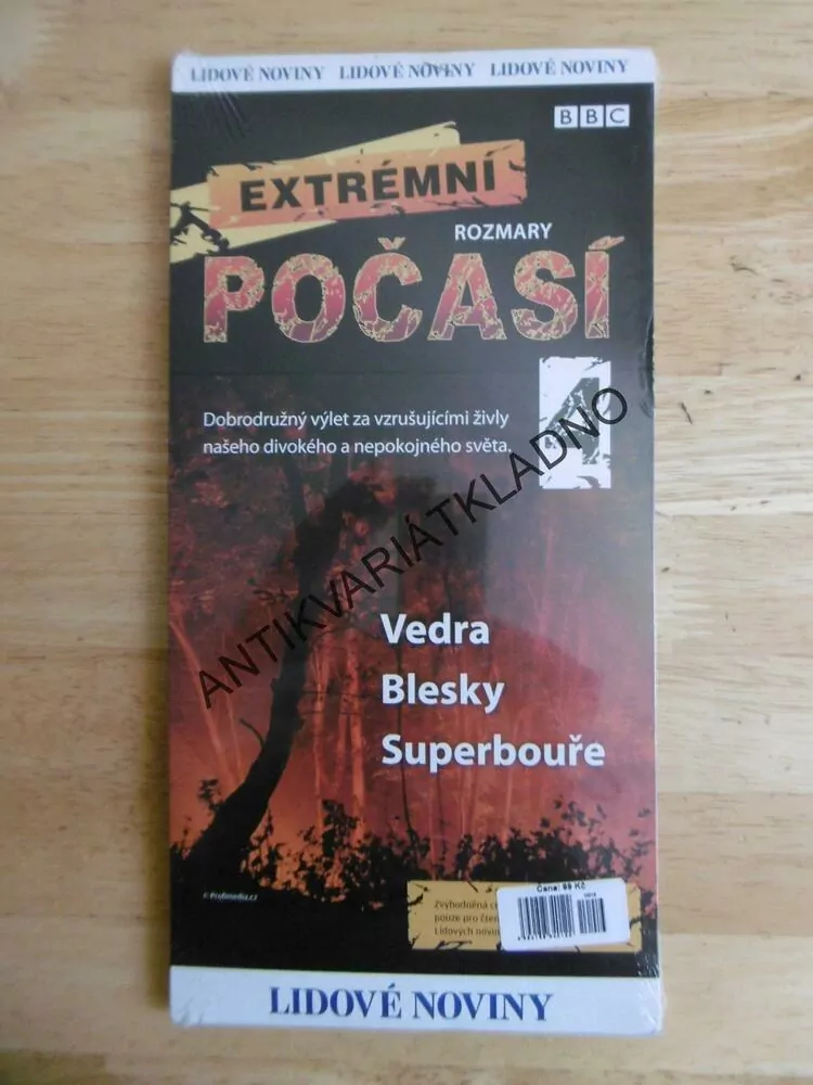 EXTRÉMNÍ POČASÍ, 4X DVD FILM