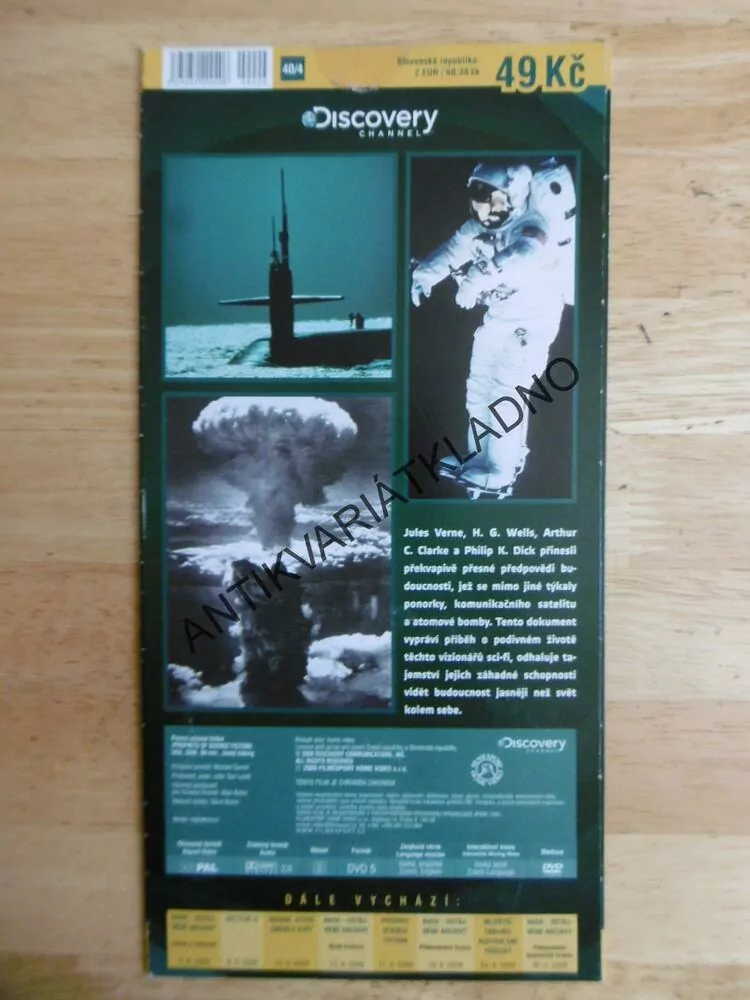 PROROCI SCIENCE FICTION, DVD FILM DOKUMENT
