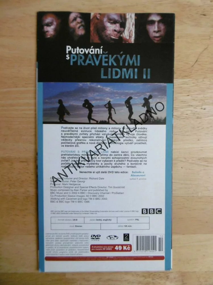 PUTOVÁNÍ S PRAVĚKÝMI LIDMI, 5., DVD FILM