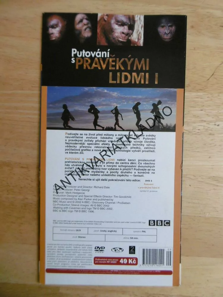 PUTOVÁNÍ S PRAVĚKÝMI LIDMI, 5., DVD FILM