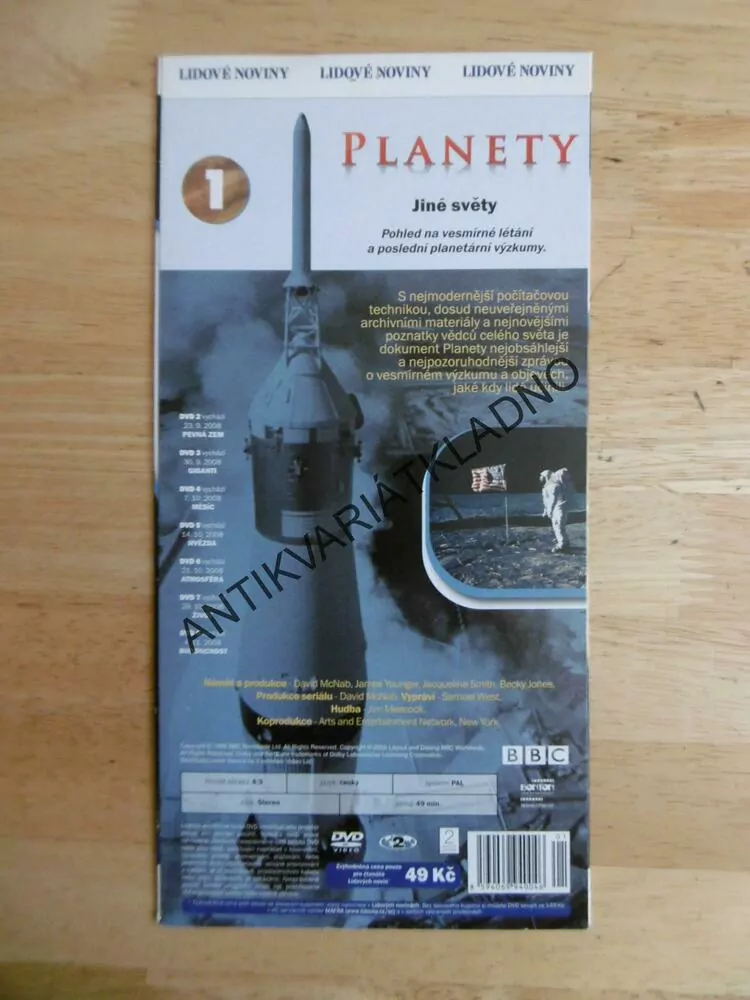 PLANETY 1., JINÉ SVĚTY, DVD FILM 