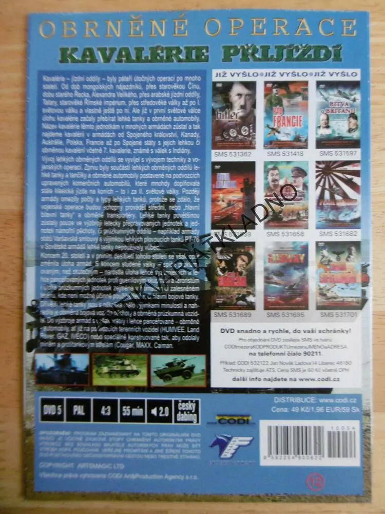 OBRNĚNÉ OPERACE 3., KAVALERIE PŘIJÍŽDÍ,3., DOKUMENT DVD FILM 2.SVĚT.VÁLKA