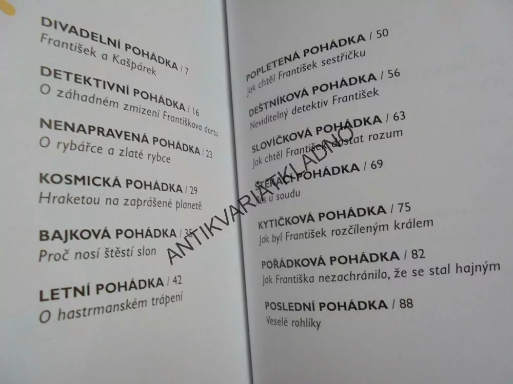 FRANTIŠKOVA VELKÁ KNIHA POHÁDEK, MILOŠ KRATOCHVÍL, **an