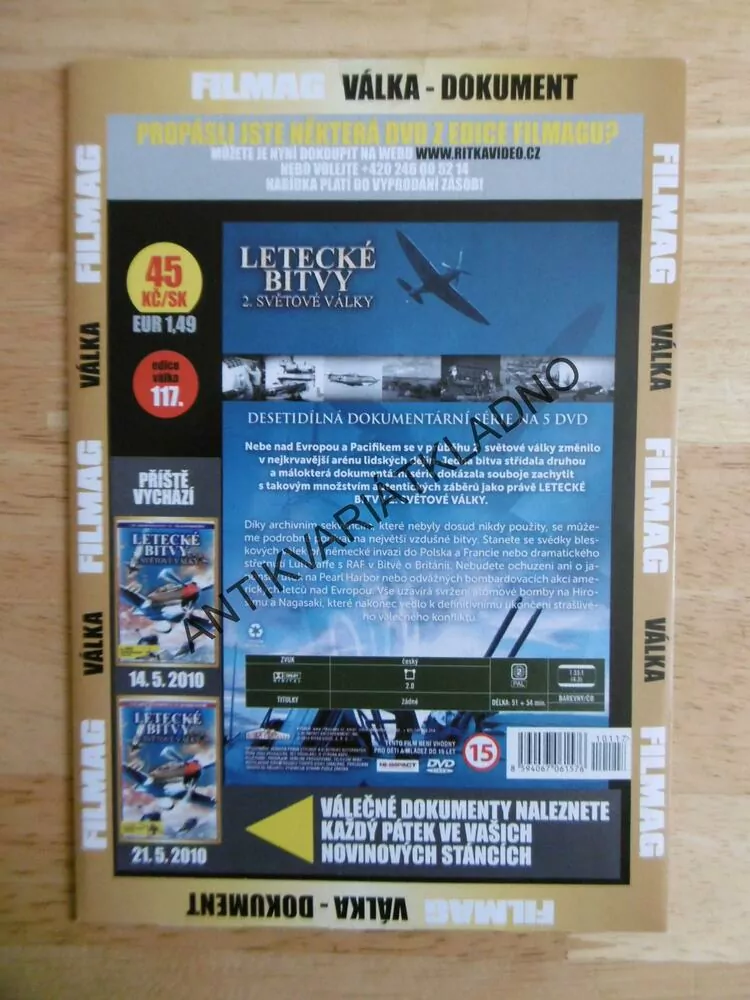 LETECKÉ BITVY 2.SVĚTOVÉ VÁLKY,3., SOVĚTSKÉ VOJENSKÉ LETECTVO, DOKUMENT DVD FILM 2.SVĚT.VÁLKA