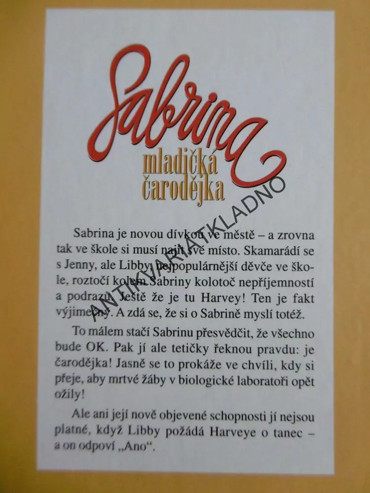 SABRINA MLADIČKÁ ČARODĚJKA, DIANA G.GALLAGHER, **an