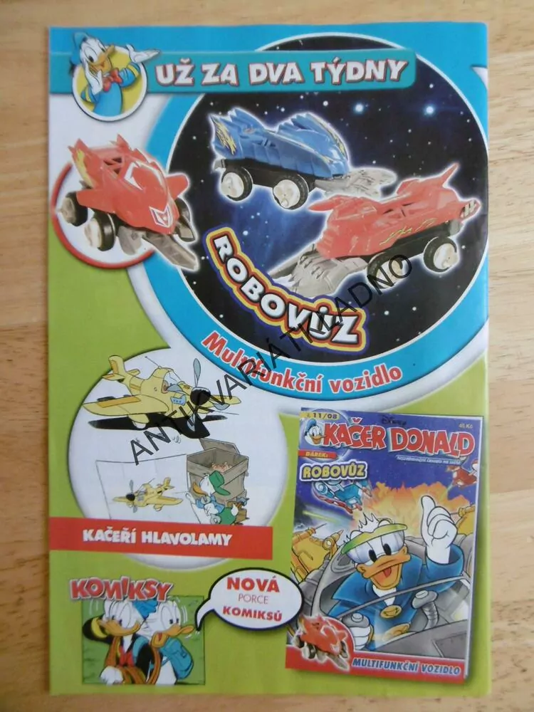 KAČER DONALD, 10/08, komiks DISNEY