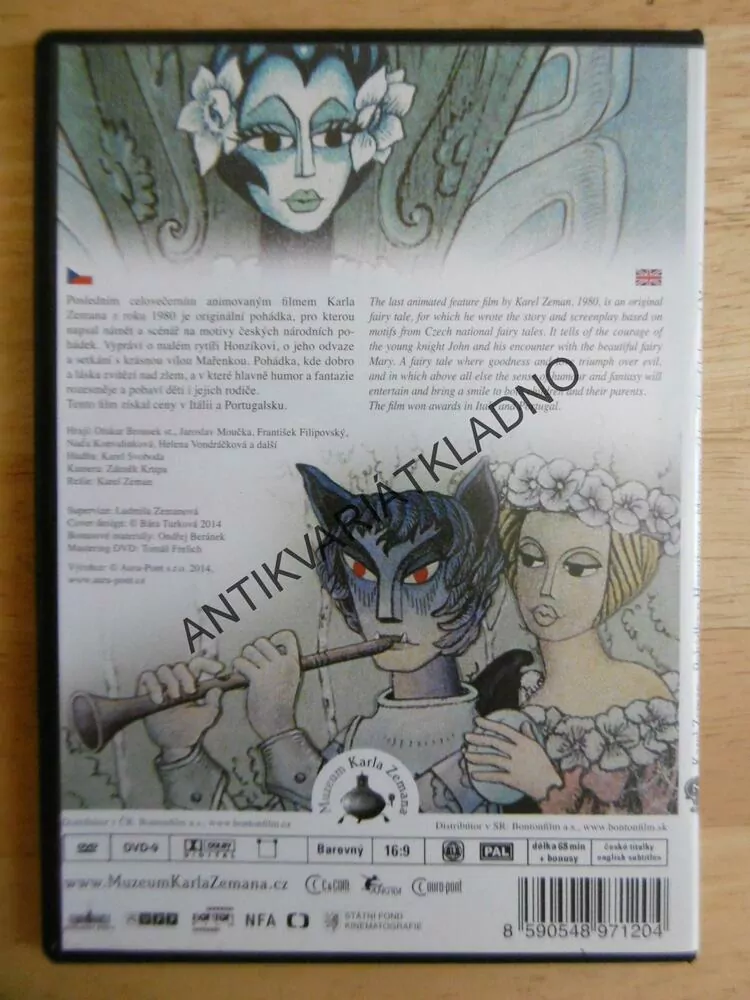 POHÁDKA O HONZÍKOVI A MAŘENCE, DVD FILM