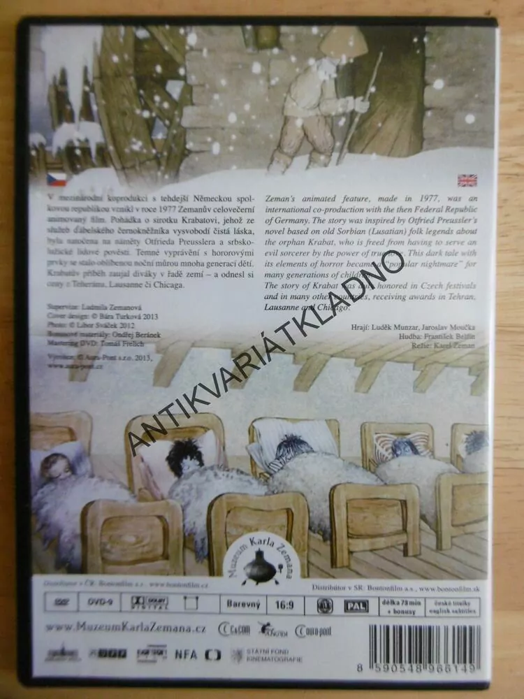 ČARODĚJŮV UČEŇ, DVD FILM 