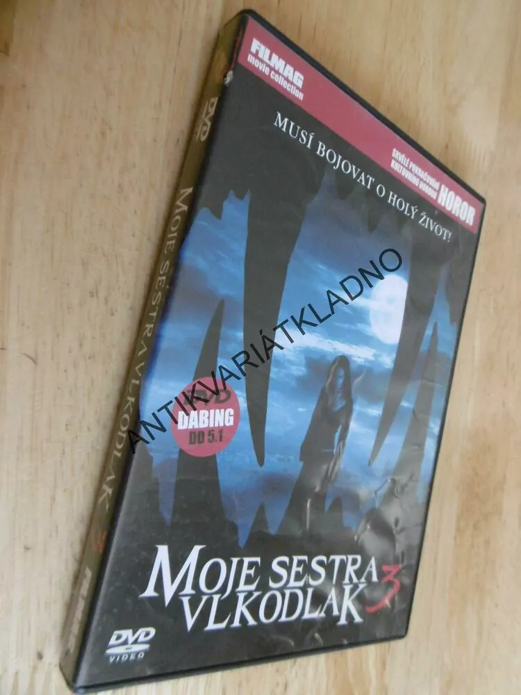 MOJE SESTRA VLKODLAK 3., DVD FILM HOROR