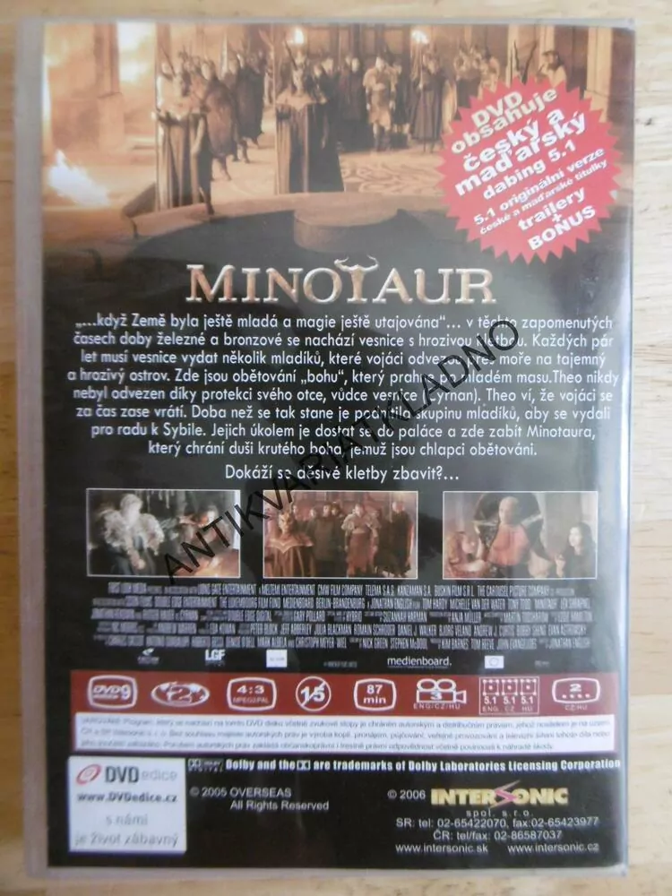 MINOTAUR, DVD FILM