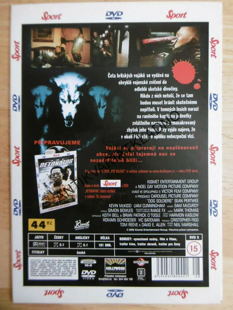 PSÍ VOJÁCI, DVD FILM