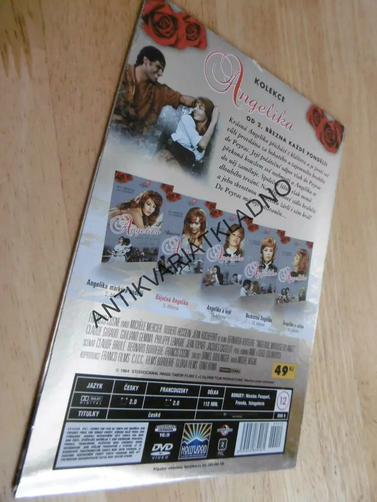 ANGELIKA MARKÝZA ANDĚLŮ, DVD FILM