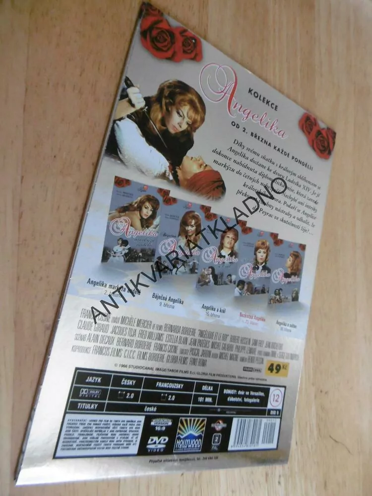 ANGELIKA A KRÁL, DVD FILM
