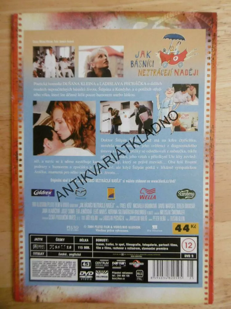 JAK BÁSNÍCI NEZTRÁCEJÍ NADĚJI, DVD FILM ČR