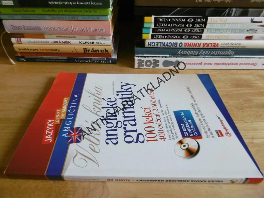 ANGLIČTINA PRO SAMOUKY, VELKÁ KNIHA ANGLICKÉ GRAMATIKY, 100 LEKCÍ, BEZ CD