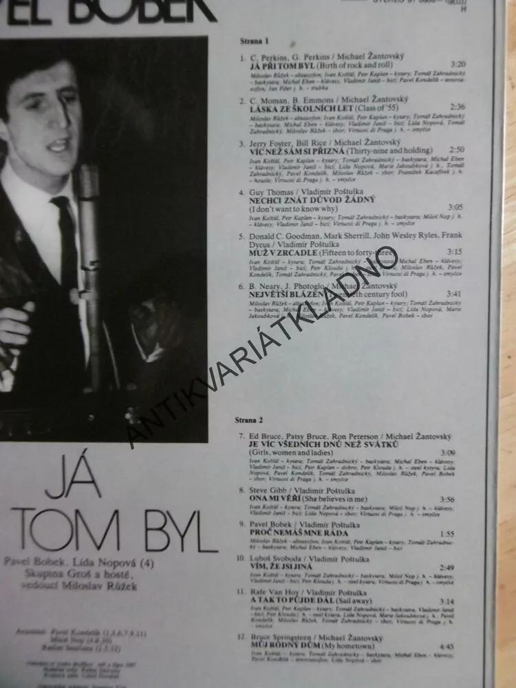 PAVEL BOBEK, JÁ PŘI TOM BYL