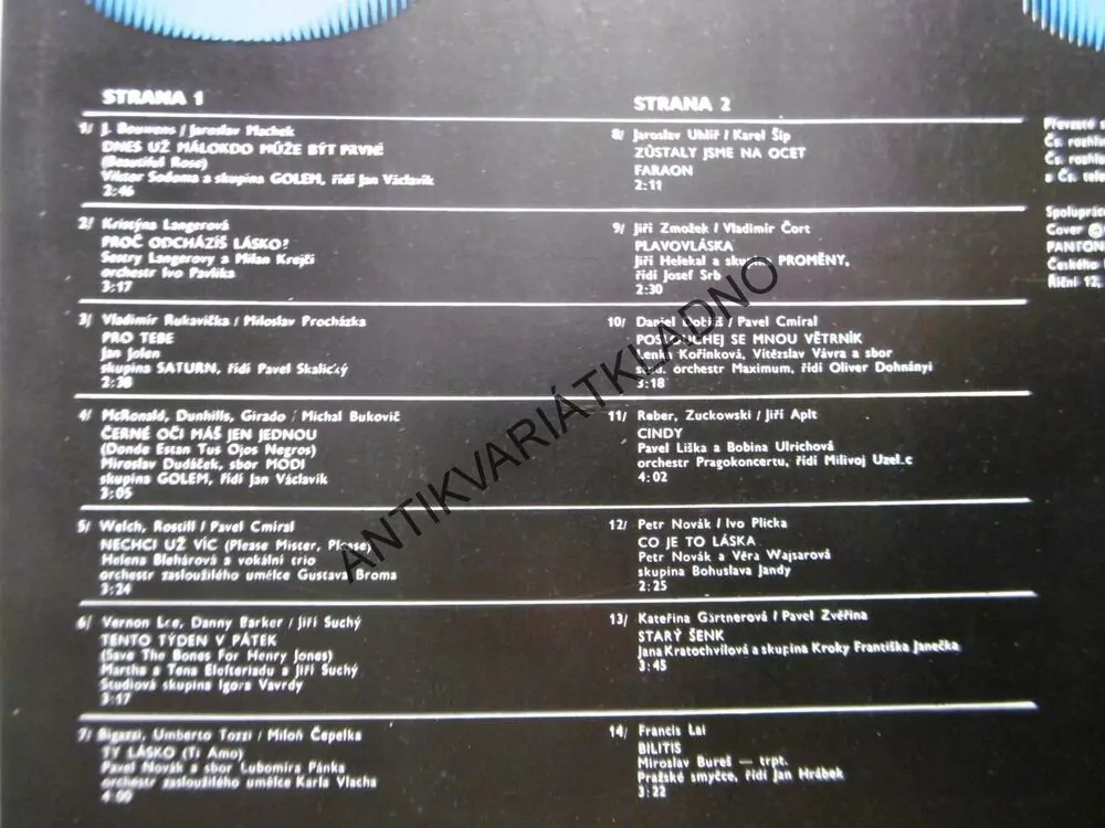 PANTON GONG 5., SODOMA, SATURN, NOVÁK, HELEKAL, BLEHÁROVÁ, AJ.