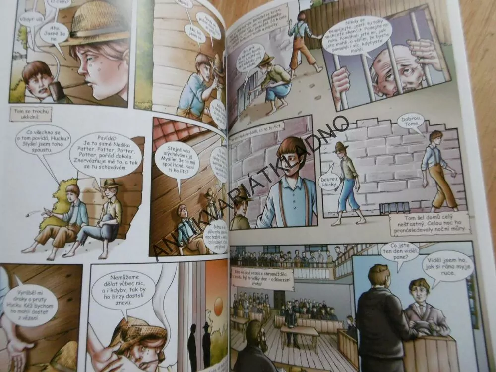 DOBRODRUŽSTVÍ TOMA SAWYERA, MARK TWAIN, KOMIKS
