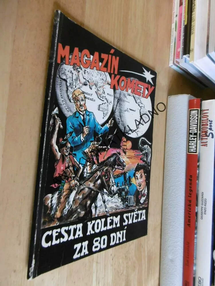 CESTA KOLEM SVĚTA ZA 80 DNÍ, MAGAZÍN KOMETY, KOMETA , KOMIKS