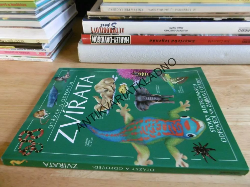 OTÁZKY A ODPOVĚDI- ZVÍŘATA,STOVKY ILUSTROVANÝCH ODPOVĚDÍ