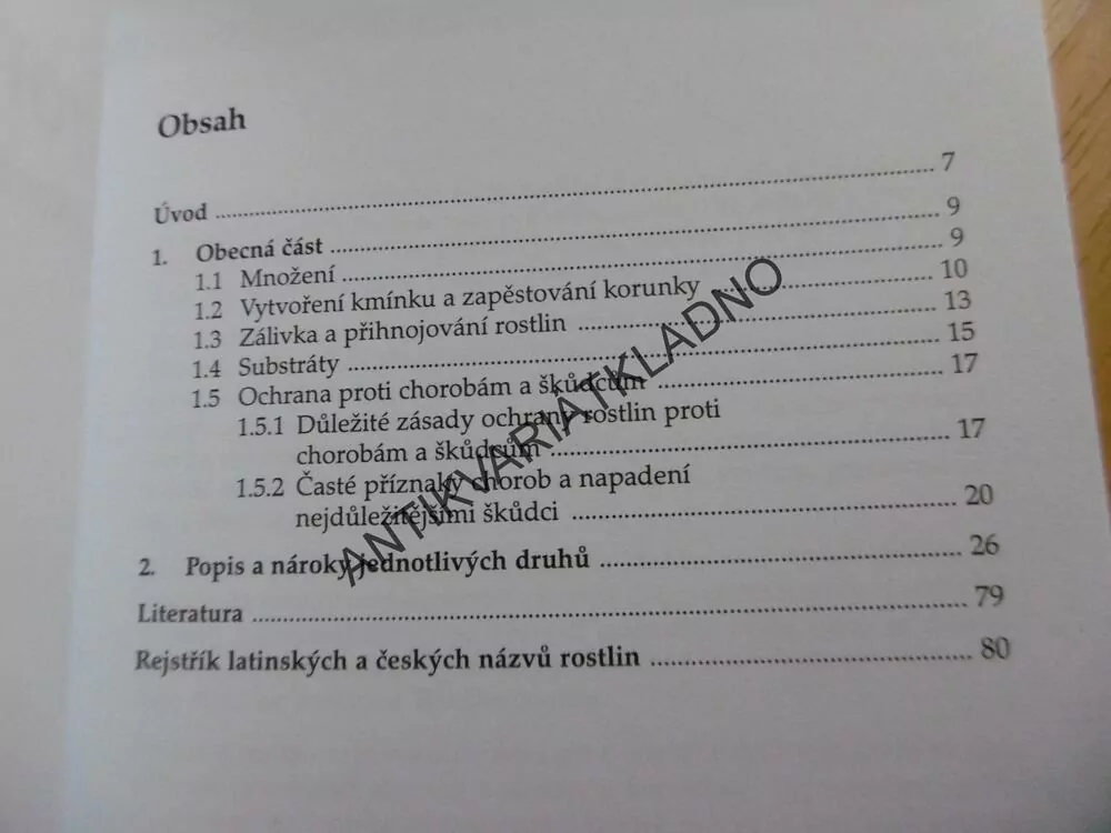 STROMKOVÉ KVĚTINY, NAŠE ZAHRADA, NACHLINGEROVÁ, **an