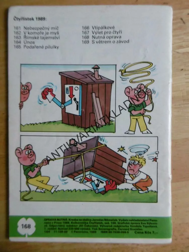 ČTYŘLÍSTEK 168 - OPRAVA NUTNÁ