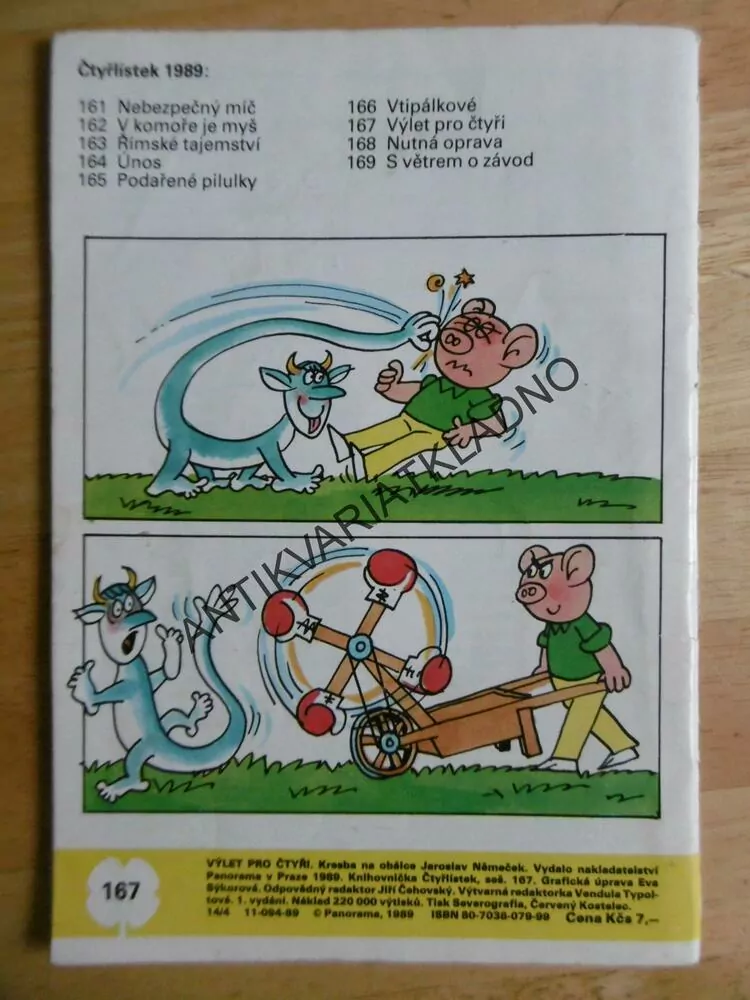 ČTYŘLÍSTEK 167 - VÝLET PRO ČTYŘI
