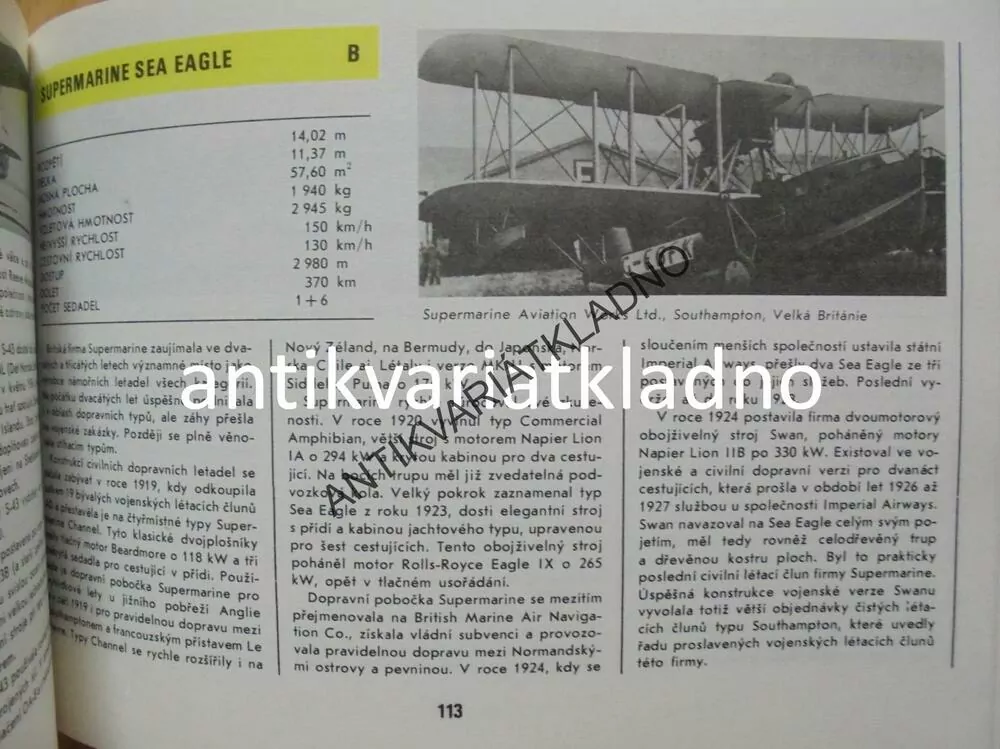 ATLAS LETADEL, VODNÍ, OBOJŽIVELNÁ DOPRAV, LETECTVÍ