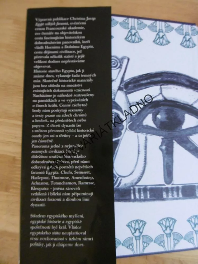 EGYPT VELKÝCH FARAONŮ, CHRISTIAN JACQ, **an