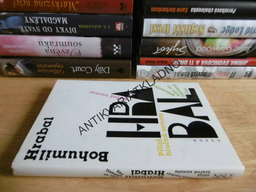 PŘÍLIŠ HLUČNÁ SAMOTA, NĚŽNÝ BARBAR,MĚSTEČKO, KDE SE ZASTAVIL ČAS, BOHUMIL HRABAL, **an