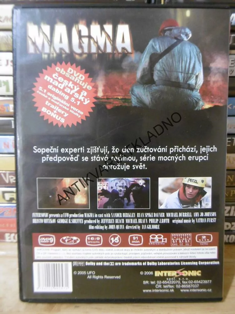 MAGMA, ZNIČUJÍCÍ LÁVA SPALUJE SVĚT, DVD FILM