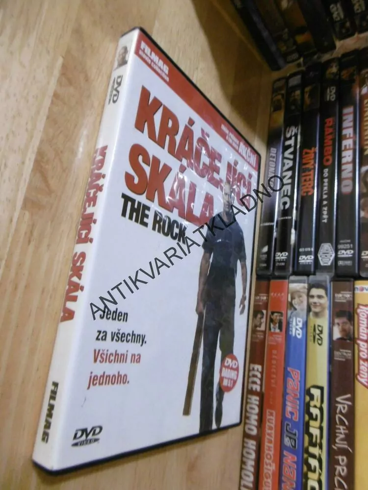 KRÁČEJÍCÍ SKÁLA, THE ROCK, DWAYNE JOHNSON, DVD FILM