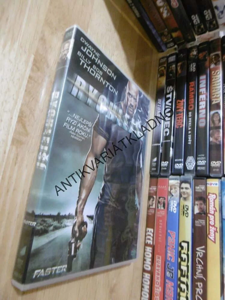 RYCHLEJŠÍ, THE ROCK, DWAYNE JOHNSON, DVD FILM