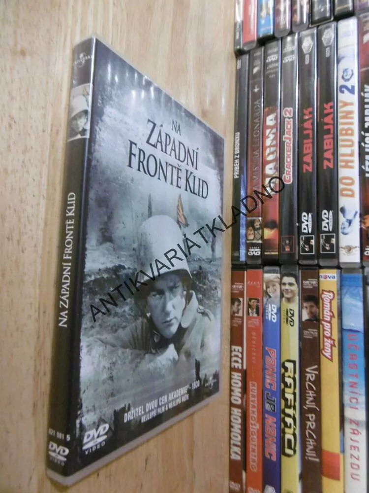 NA ZÁPADNÍ FRONTĚ KLID, DVD FILM