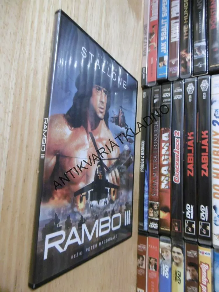 RAMBO III, STALLONE, DVD FILM
